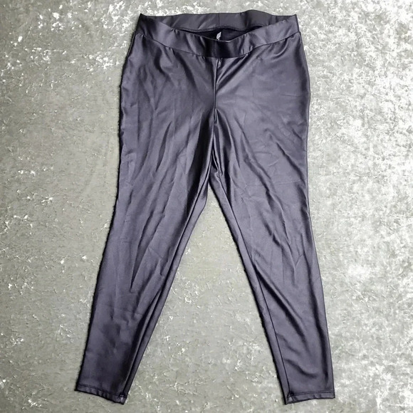 Torrid Black Faux Leather Legging - Picture 1 of 5